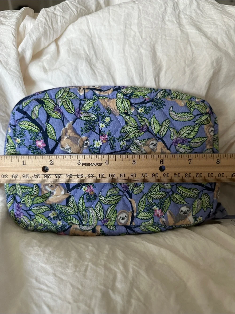 Vera Bradley Lavender Floral Sloth Quilted Tech/Cord Organizer NWT